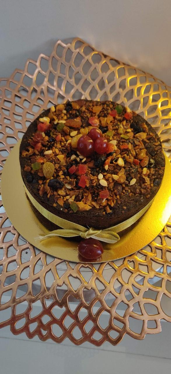 Eggless Non-Alcholic Plum Cake