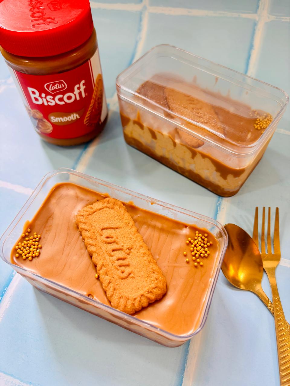 Lotus Biscoff Non Baked Cheesecake