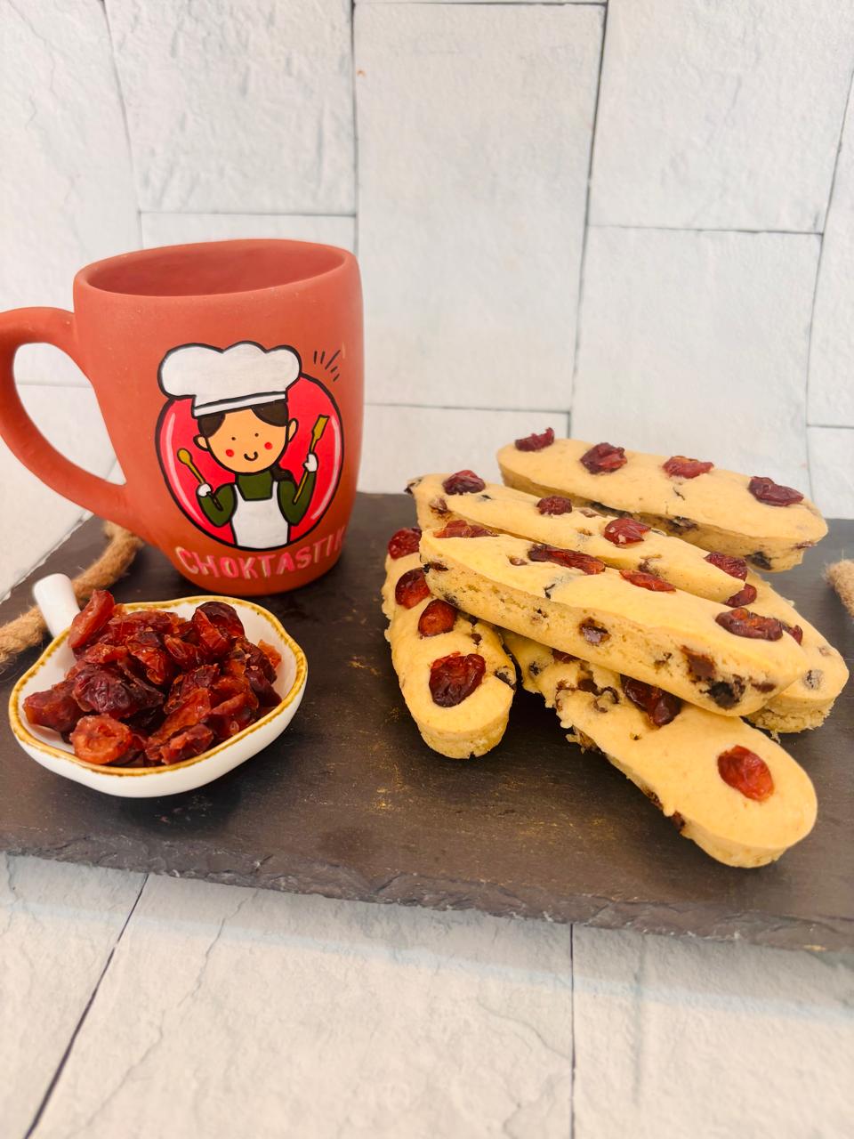 Oats Cranberry Shortbread